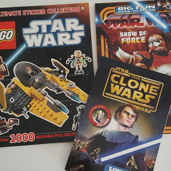 Lego Star Wars Ultimate 1000 Sticker Collection,Star Wars Clone Wars Fli… - Picture 2 of 16
